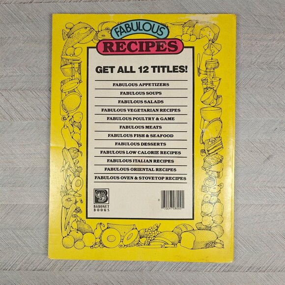 Fabulous Italian Recipes Cookbook By Johna Blinn 1983 Baronet Books Vintage - Picture 2 of 7
